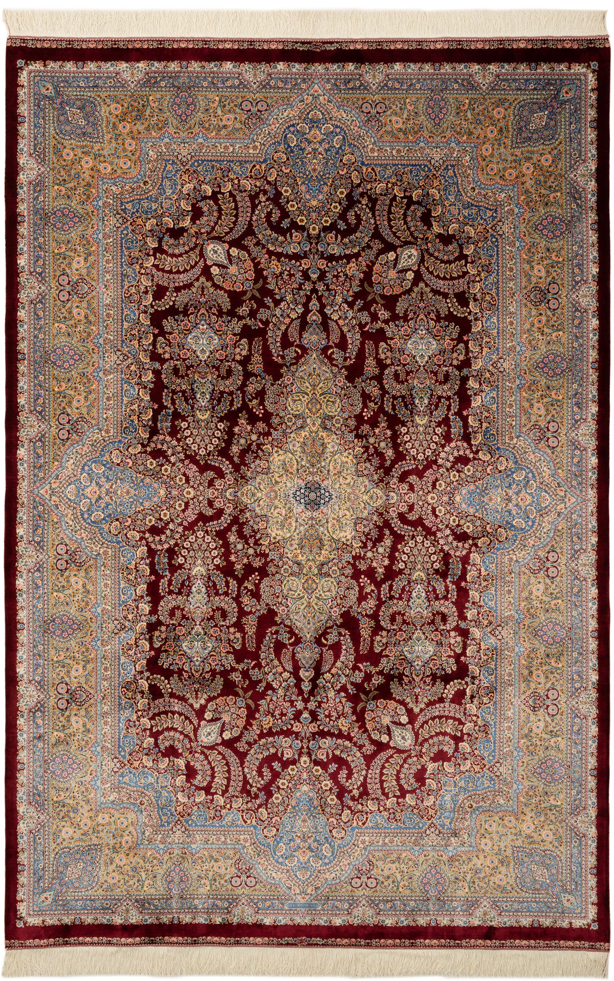 Rechteck Teppich Ghom Design in Rot von Hadorn™ - Lifestyle Image