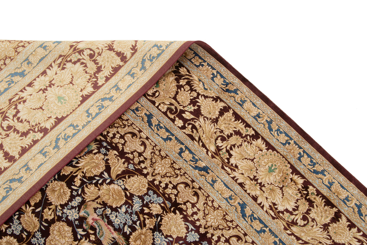 Rechteck Teppich Ghom Design in Lila von Hadorn™ - Lifestyle Image