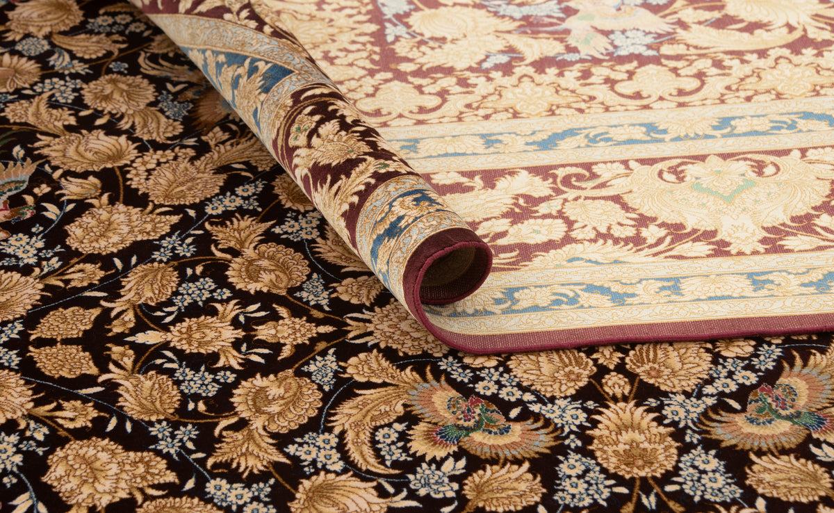 Rechteck Teppich Ghom Design in Lila von Hadorn™ - Lifestyle Image