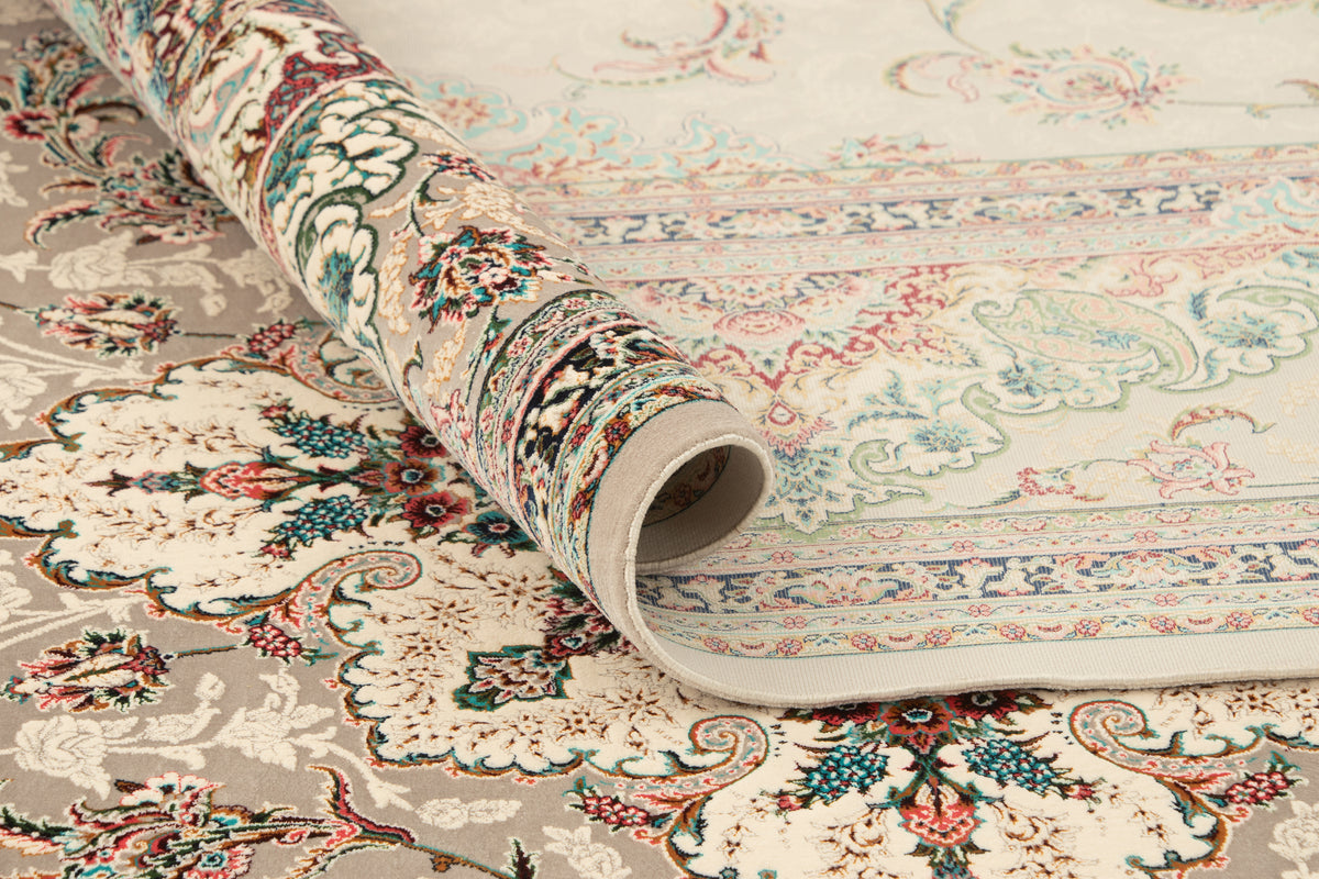 Rechteck Teppich Ghom Design in Grau von Hadorn™ - Lifestyle Image