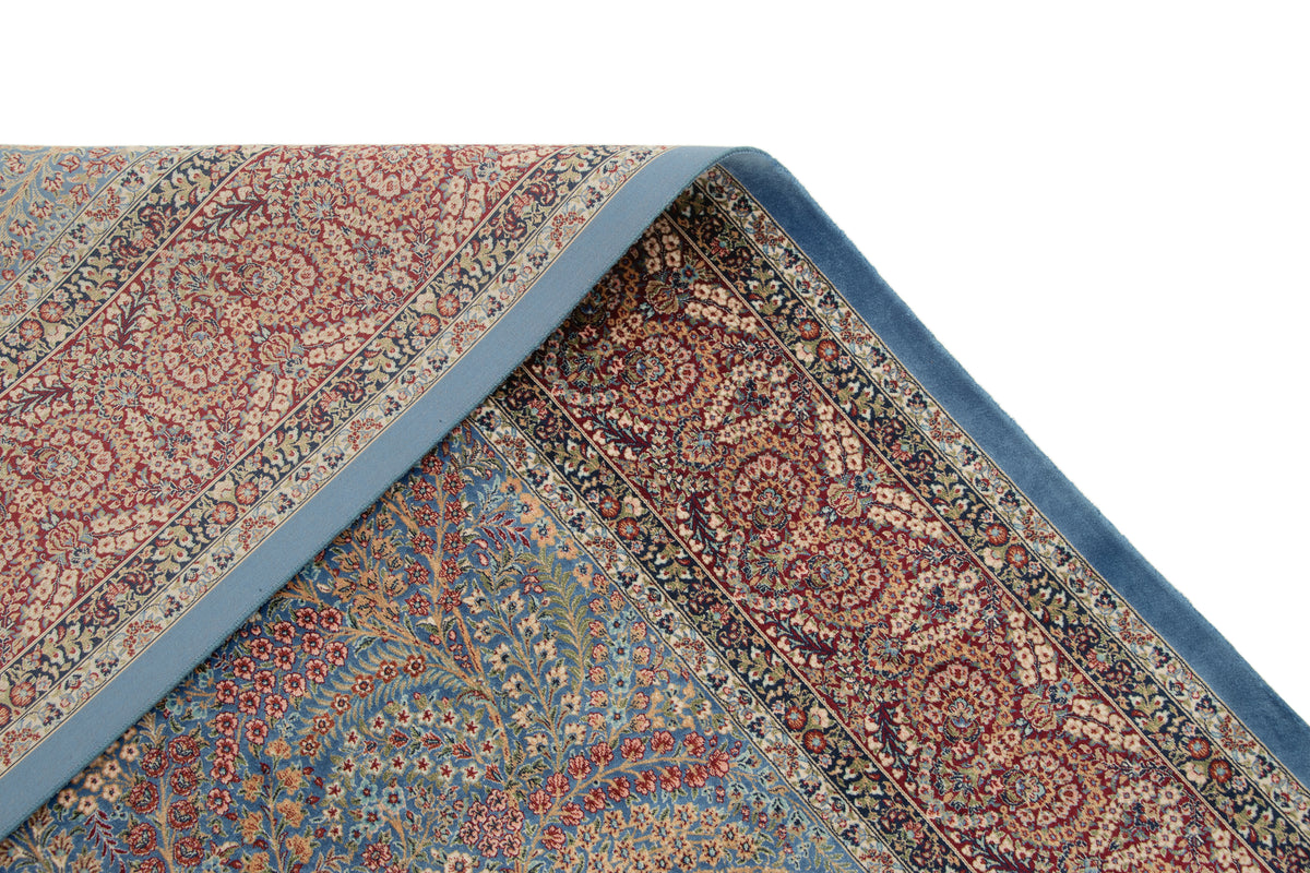 Rechteck Teppich Ghom Design in Blau von Hadorn™ - Lifestyle Image