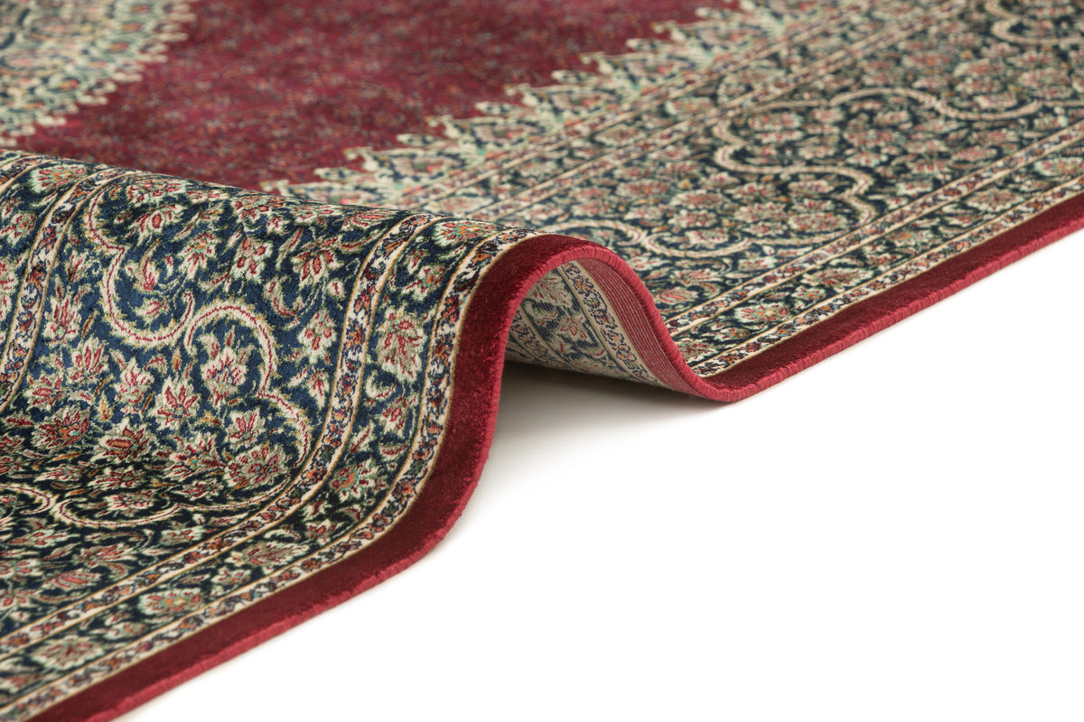Rechteck Teppich Ghom Design in Rot von Hadorn™ - Lifestyle Image