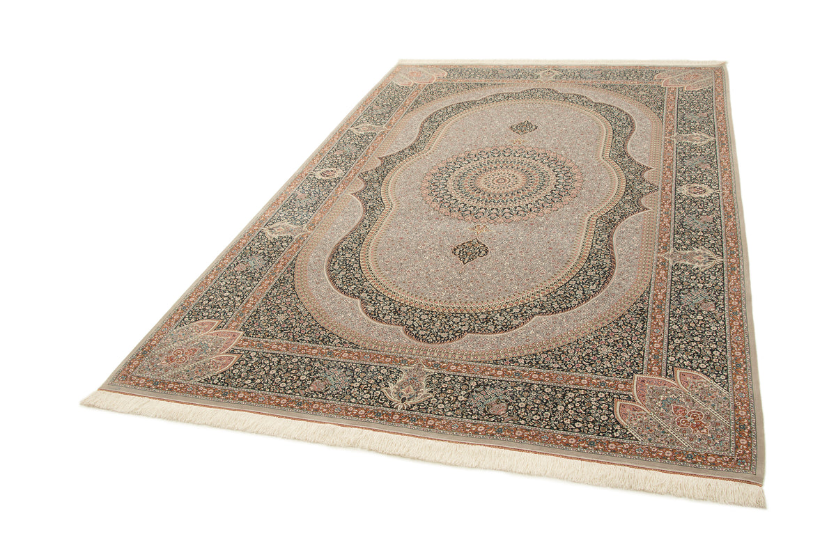 Rechteck Teppich Ghom Design in Grau von Hadorn™ - Lifestyle Image