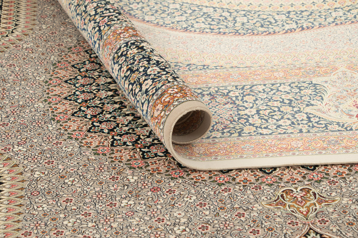 Rechteck Teppich Ghom Design in Grau von Hadorn™ - Lifestyle Image