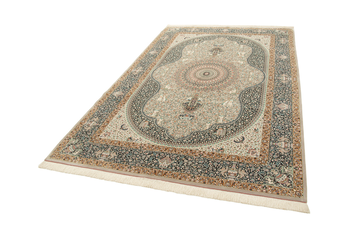 Rechteck Teppich Ghom Design in Grau von Hadorn™ - Lifestyle Image