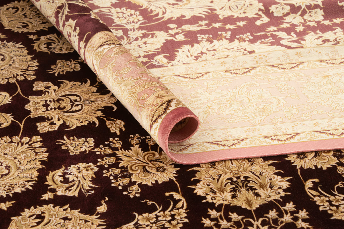 Rechteck Teppich Ghom Design in Lila von Hadorn™ - Lifestyle Image
