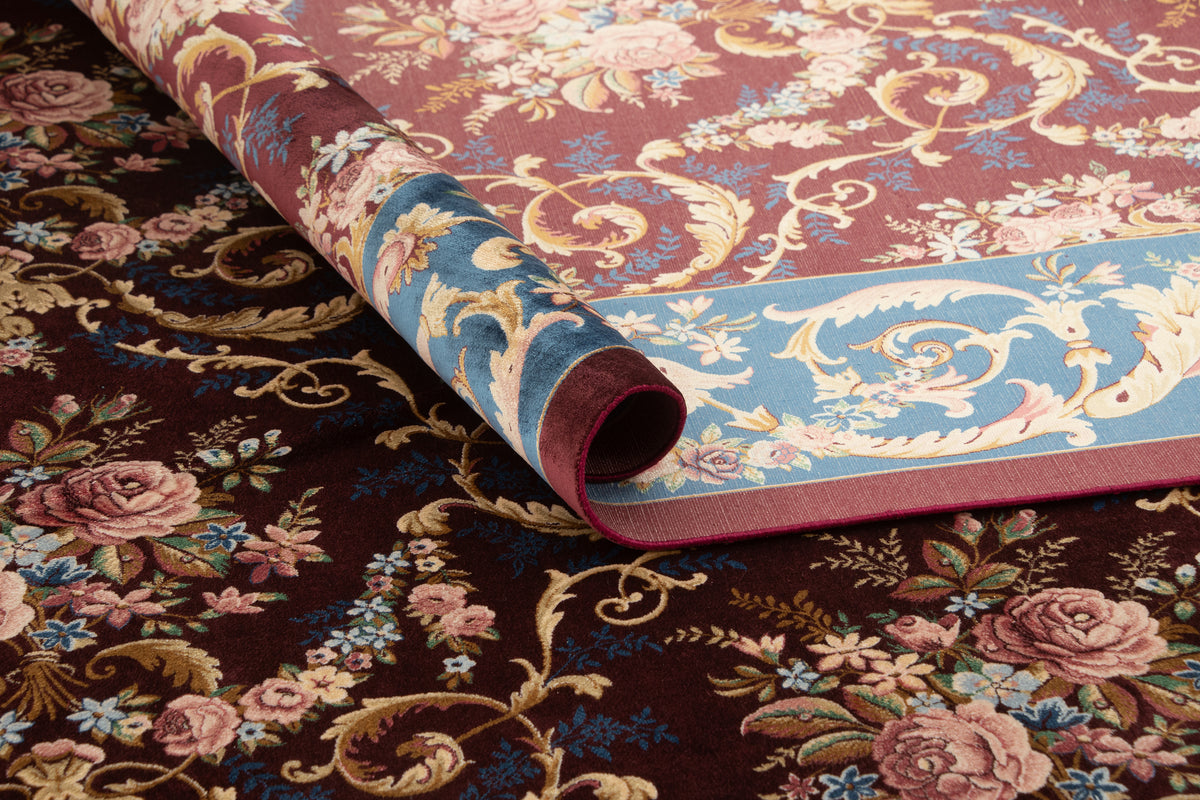 Rechteck Teppich Ghom Design in Lila von Hadorn™ - Lifestyle Image