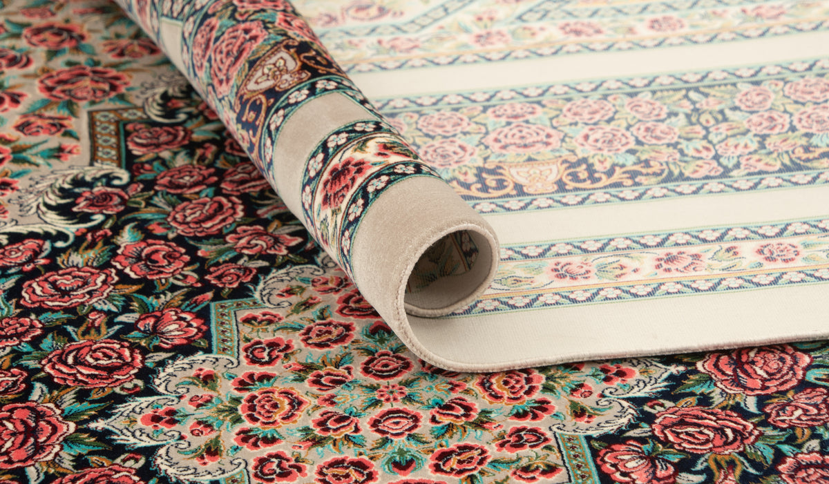 Rechteck Teppich Ghom Design in Grau von Hadorn™ - Lifestyle Image