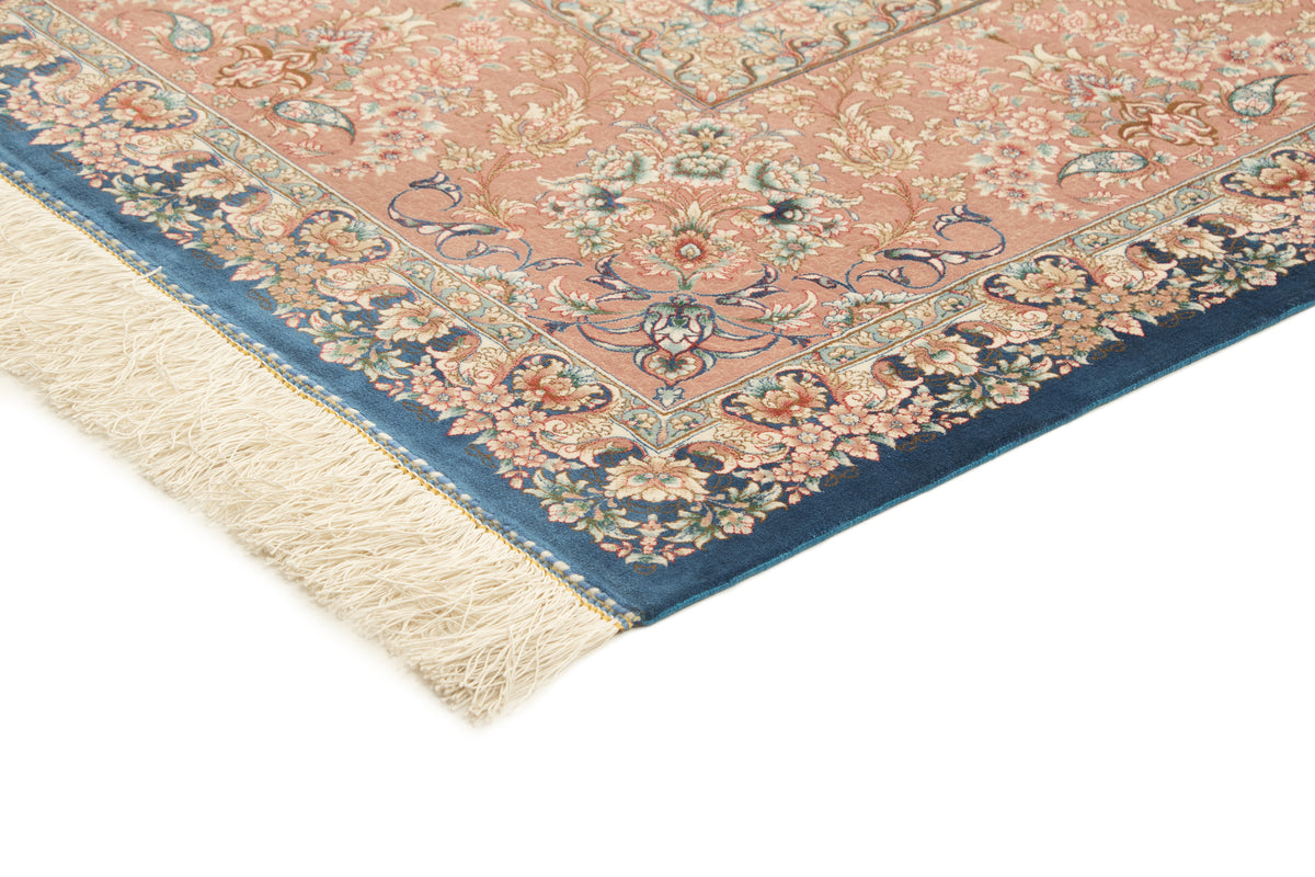 Rechteck Teppich Ghom Design in Blau von Hadorn™ - Lifestyle Image