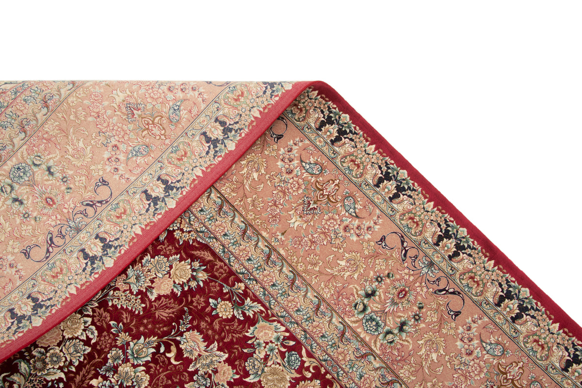 Rechteck Teppich Ghom Design in Rot von Hadorn™ - Lifestyle Image