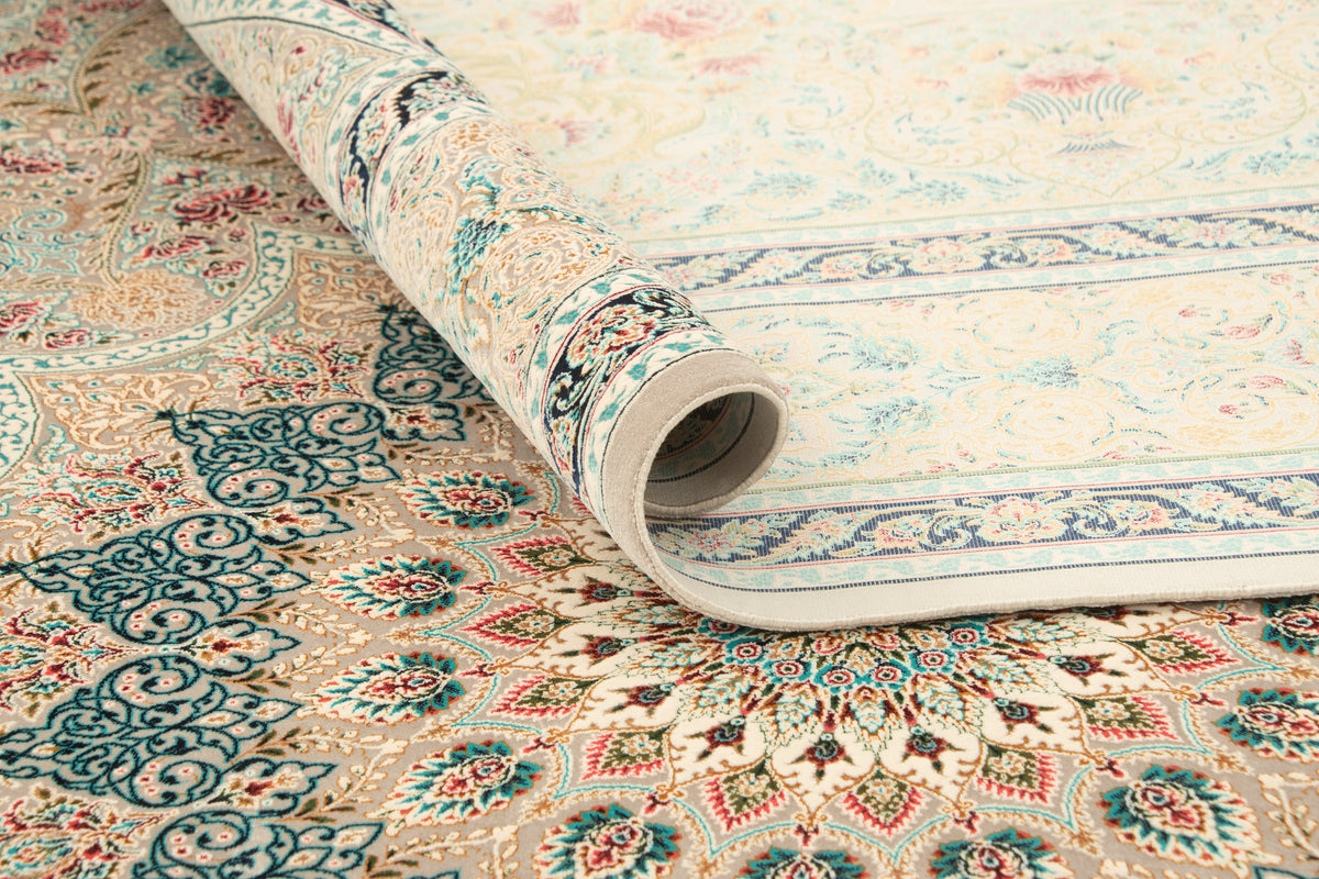 Rechteck Teppich Ghom Design in Grau von Hadorn™ - Lifestyle Image