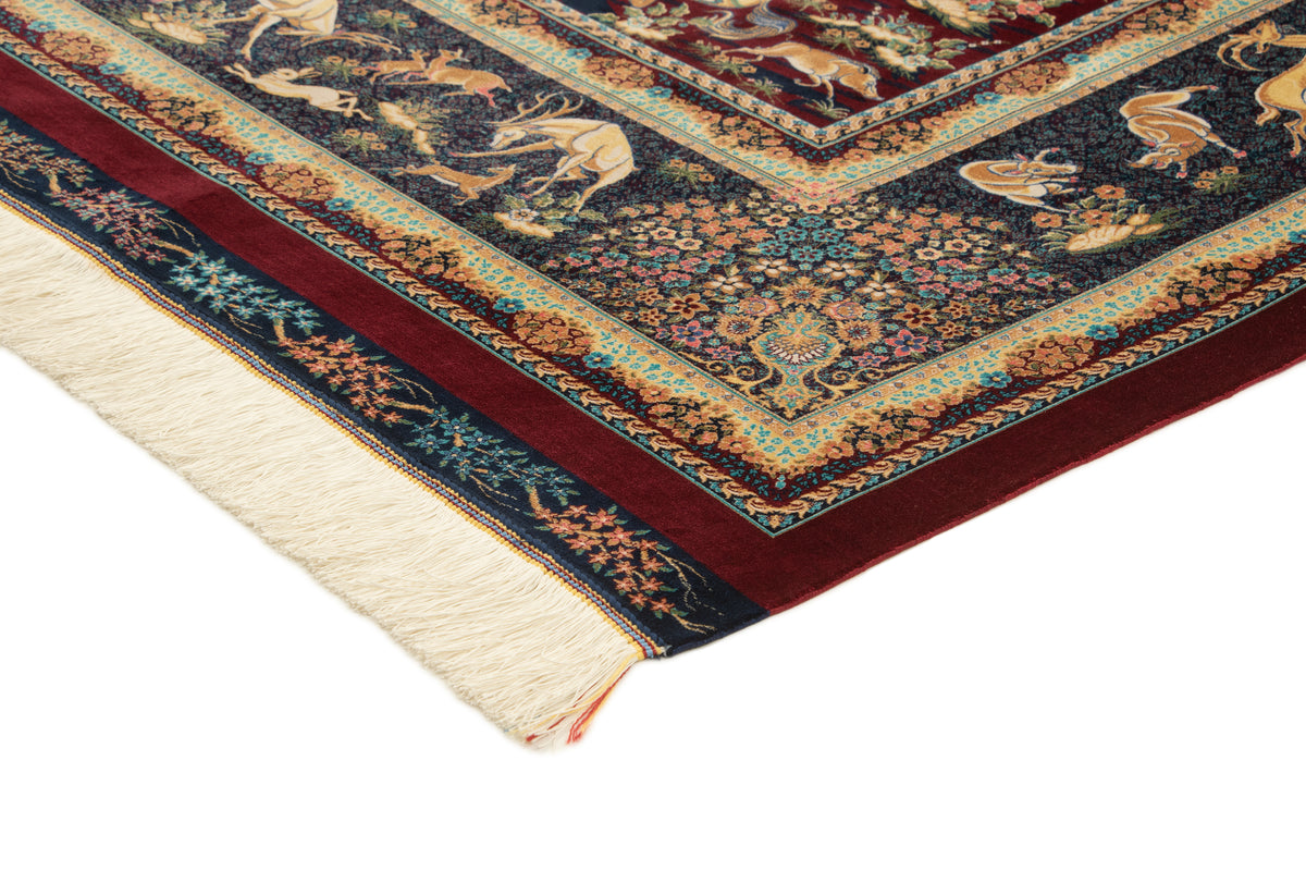 Rechteck Teppich Ghom Design in Rot von Hadorn™ - Lifestyle Image