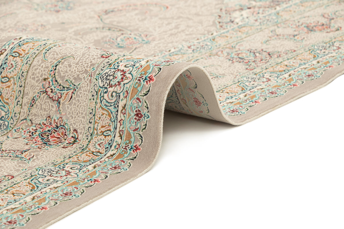 Rechteck Teppich Ghom Design in Grau von Hadorn™ - Lifestyle Image