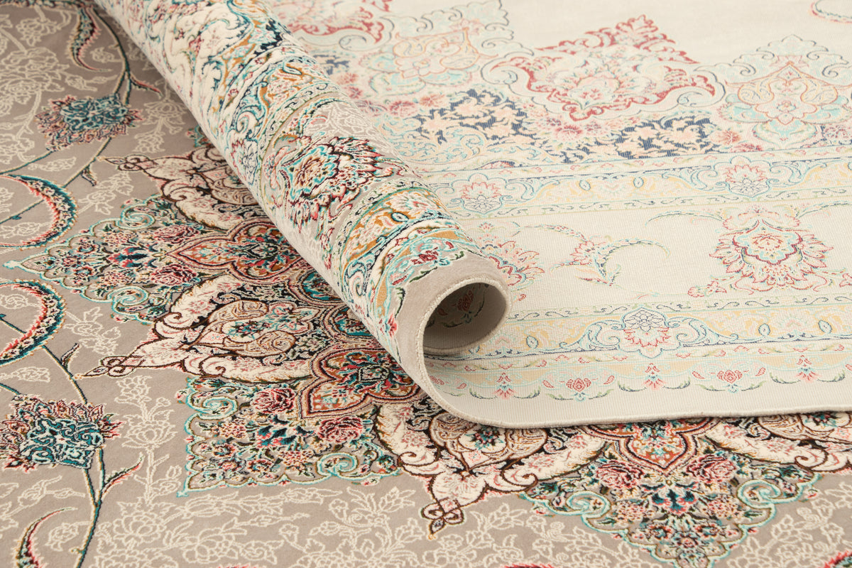 Rechteck Teppich Ghom Design in Grau von Hadorn™ - Lifestyle Image