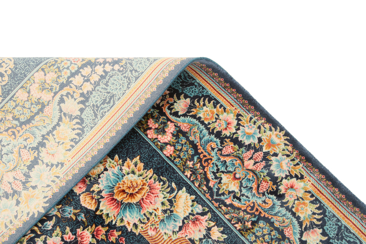 Rechteck Teppich Ghom Design in Dunkelblau von Hadorn™ - Lifestyle Image