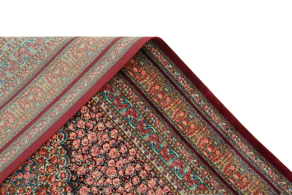 Rechteck Teppich Ghom Design in Rot von Hadorn™ - Lifestyle Image