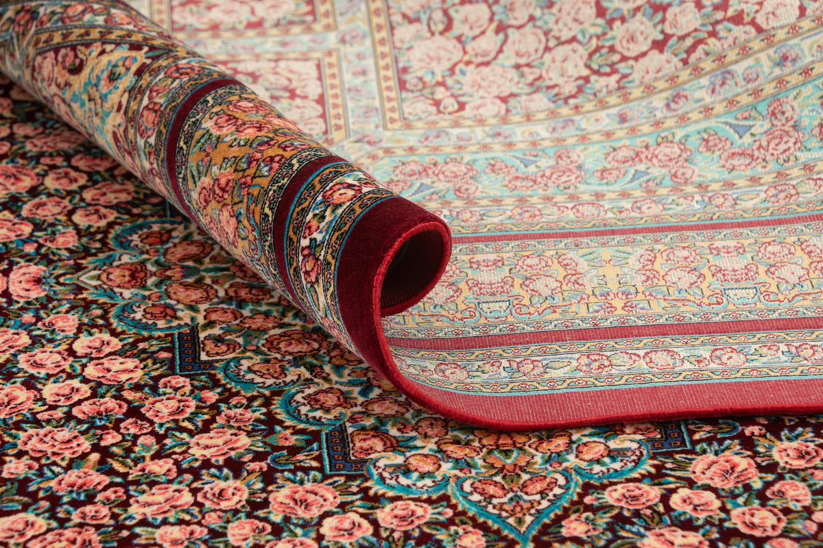 Rechteck Teppich Ghom Design in Rot von Hadorn™ - Lifestyle Image