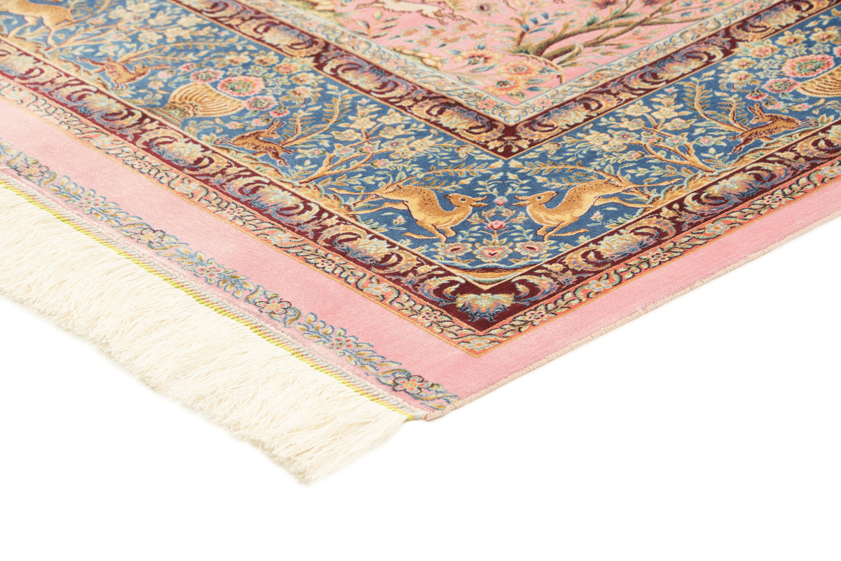 Rechteck Teppich Ghom Design in Rosa  von Hadorn™ - Lifestyle Image