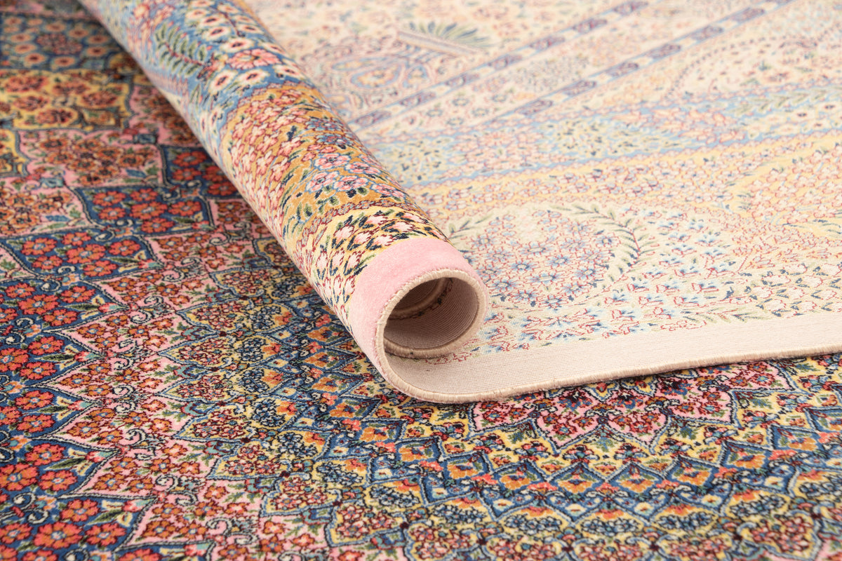 Rechteck Teppich Ghom Design in Rosa  von Hadorn™ - Lifestyle Image