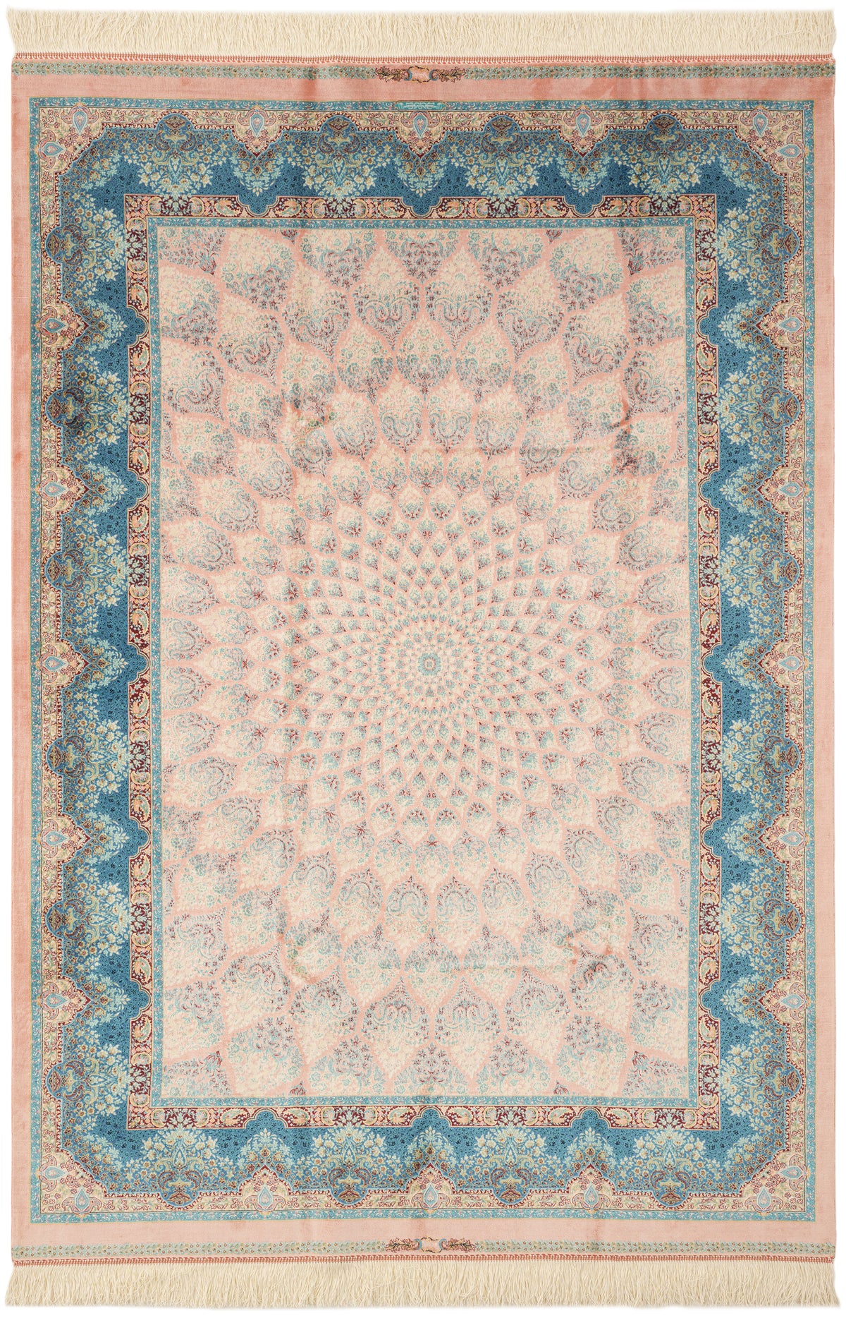 Rechteck Teppich Ghom Design in Creme von Hadorn™ - Lifestyle Image