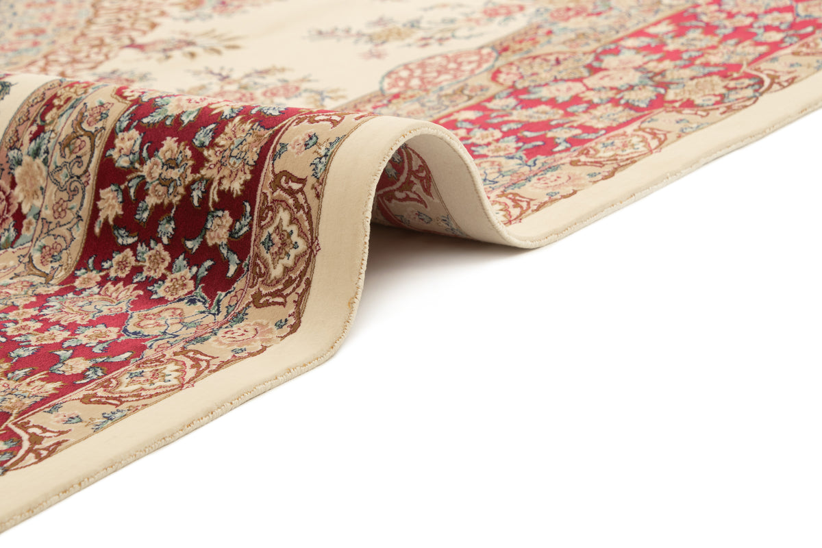 Rechteck Teppich Ghom Design in Creme von Hadorn™ - Lifestyle Image