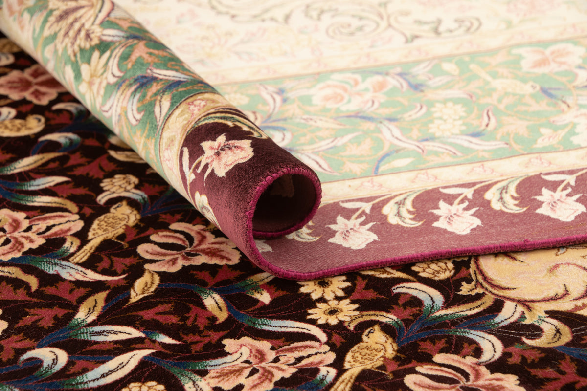 Rechteck Teppich Ghom Design in Beige von Hadorn™ - Lifestyle Image