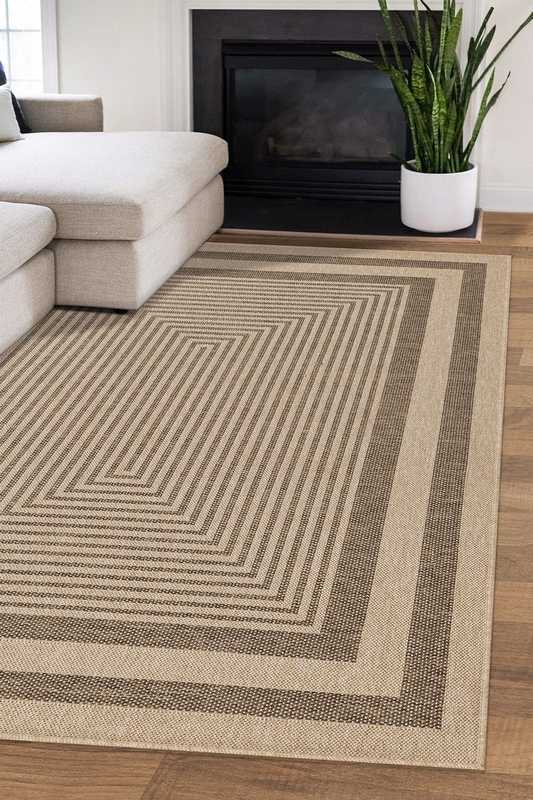 Rechteck Teppich Harmony in Beige von Hadorn™ - Lifestyle Image