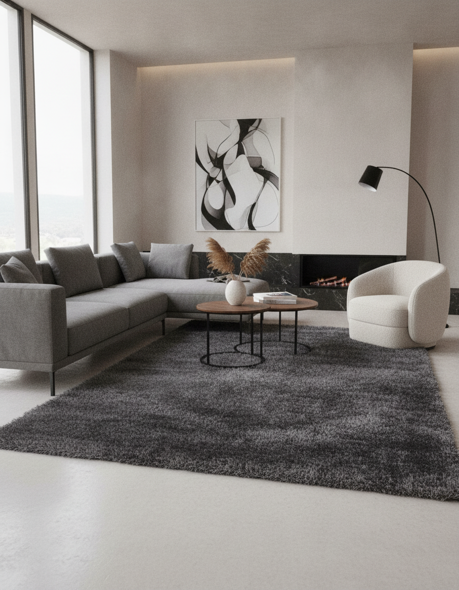 244 x 155 Luxe Solid Shag