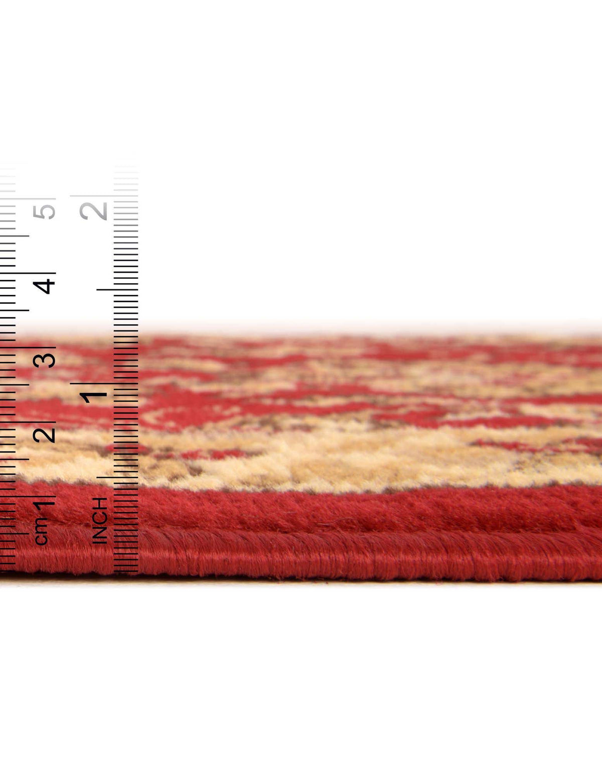 Rechteck Teppich Kashan Design in Burgund von Hadorn™ - Lifestyle Image