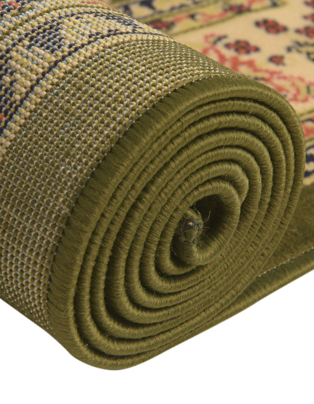 Rechteck Teppich Kashan Design in Grün von Hadorn™ - Lifestyle Image