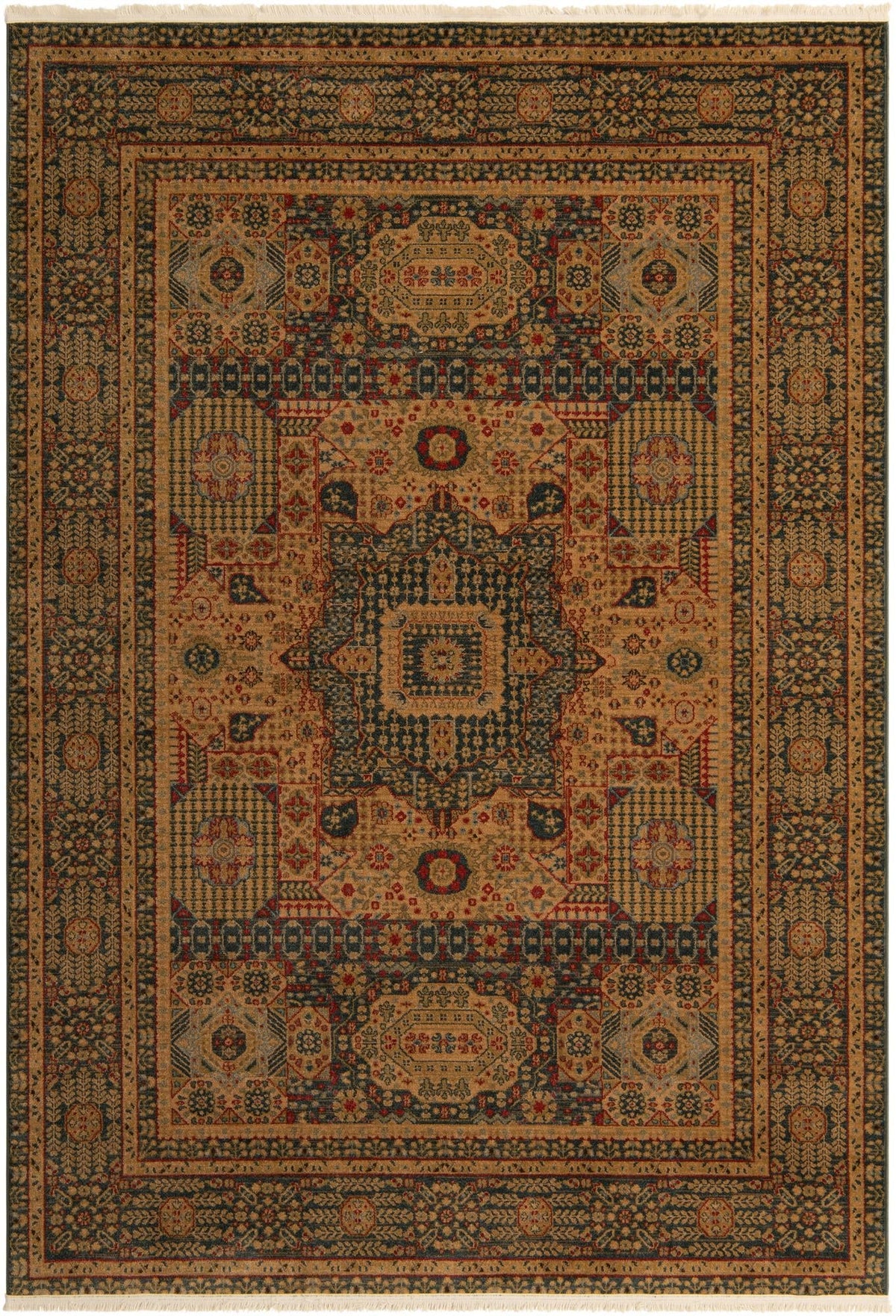 Rechteck Teppich Mamluk in Blau von Hadorn™ - Lifestyle Image