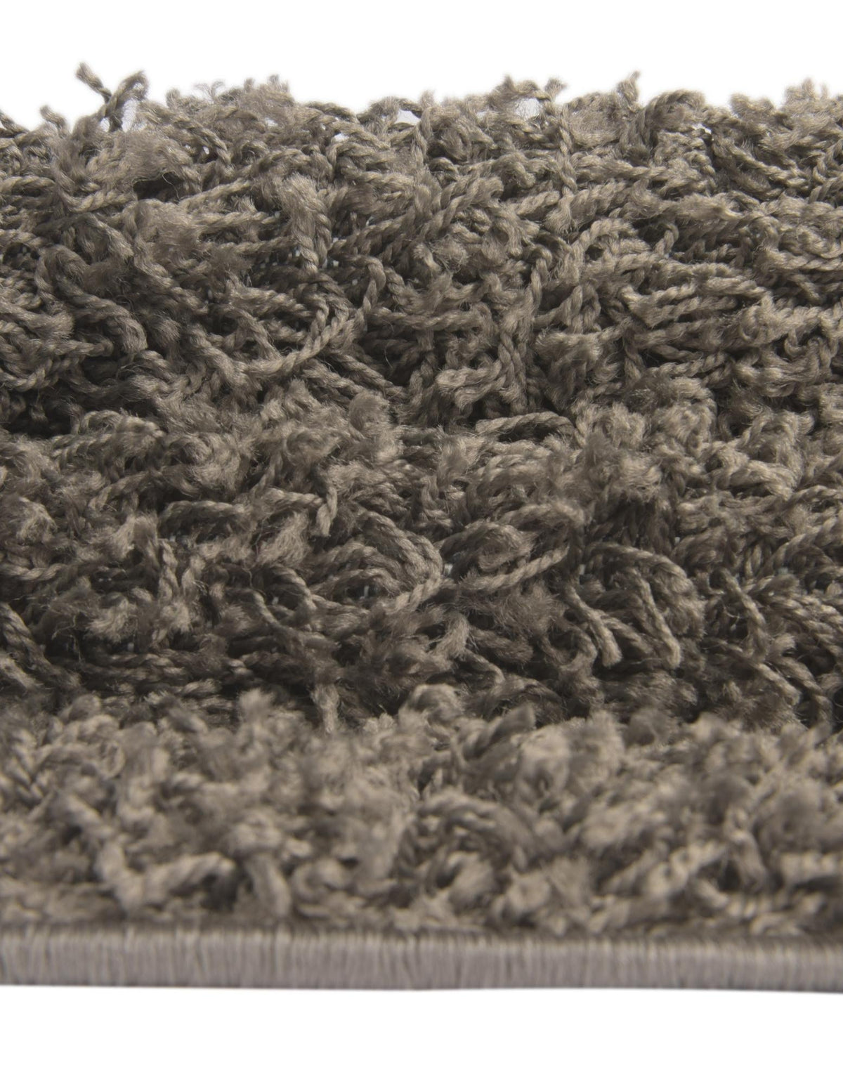 Quadratisch Hochflorteppich Solid Shag in Graphitgrau von Hadorn™ - Lifestyle Image