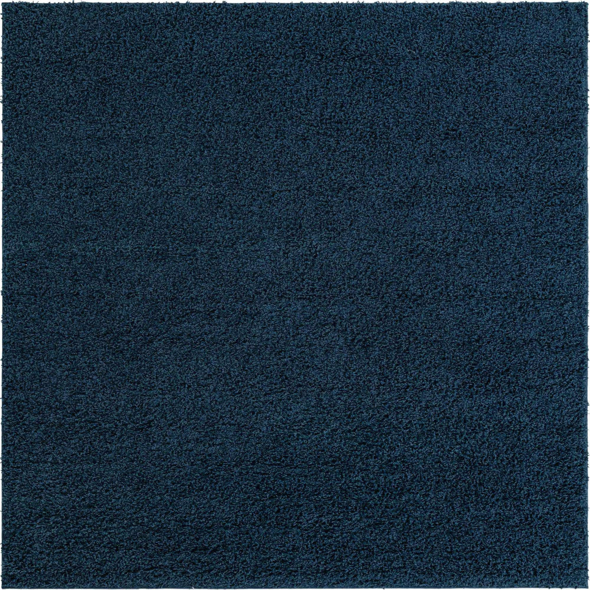 Quadratisch Hochflorteppich Solid Shag in Blau von Hadorn™ - Lifestyle Image