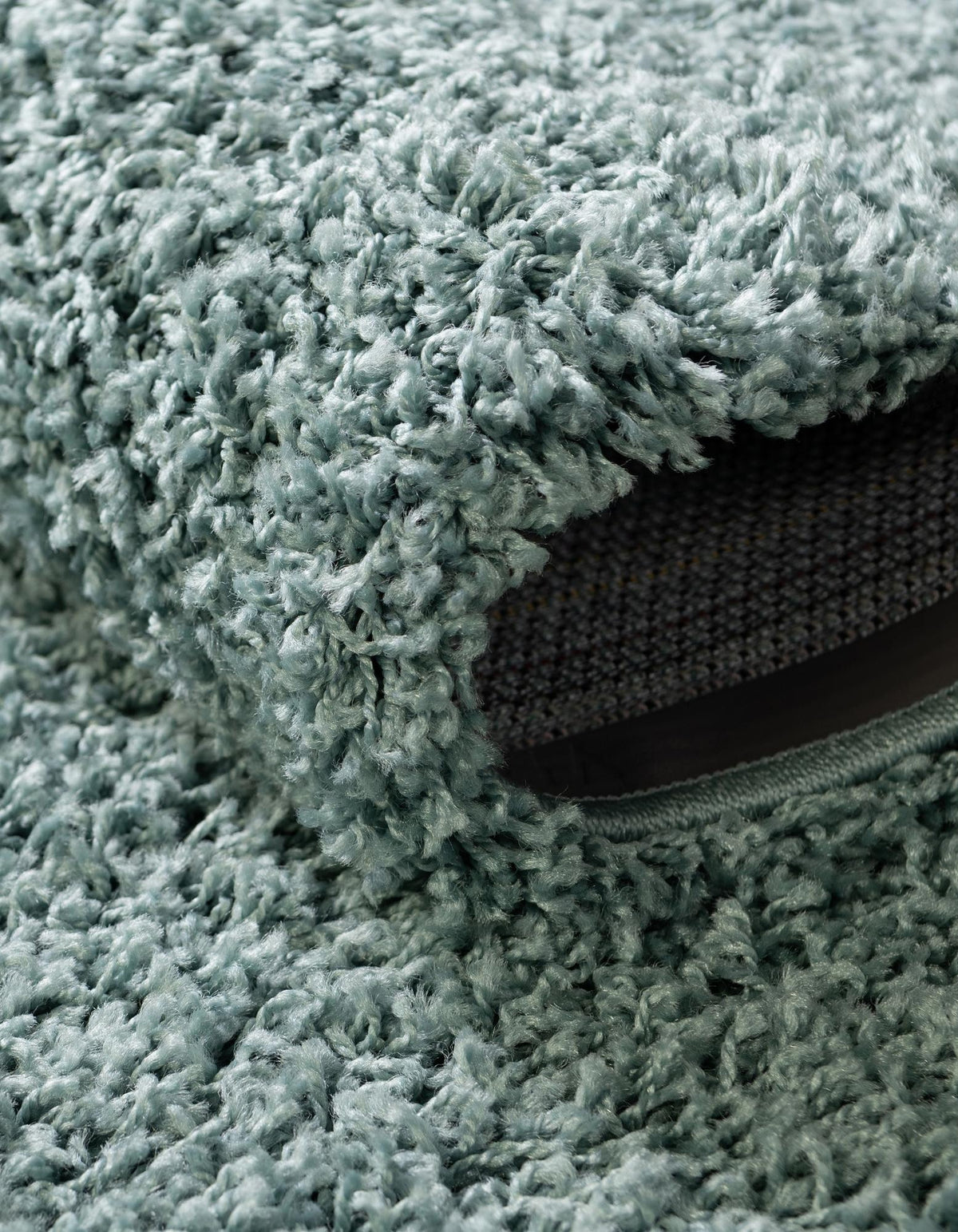 Rechteck Hochflorteppich Solid Shag in Hellblau von Hadorn™ - Lifestyle Image