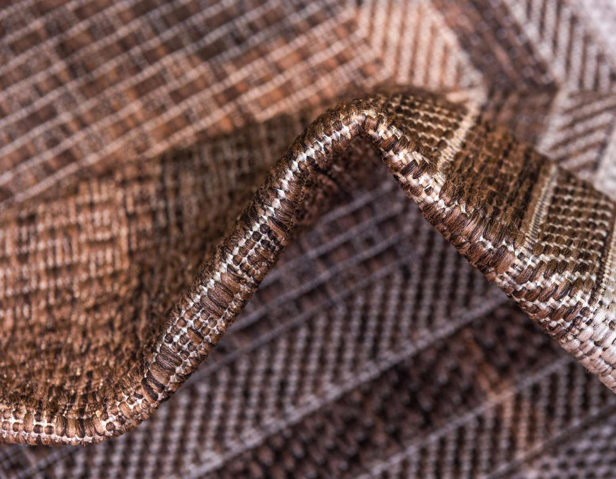 Rechteck Outdoor Teppich Tulum Outdoor in Braun von Hadorn™ - Lifestyle Image