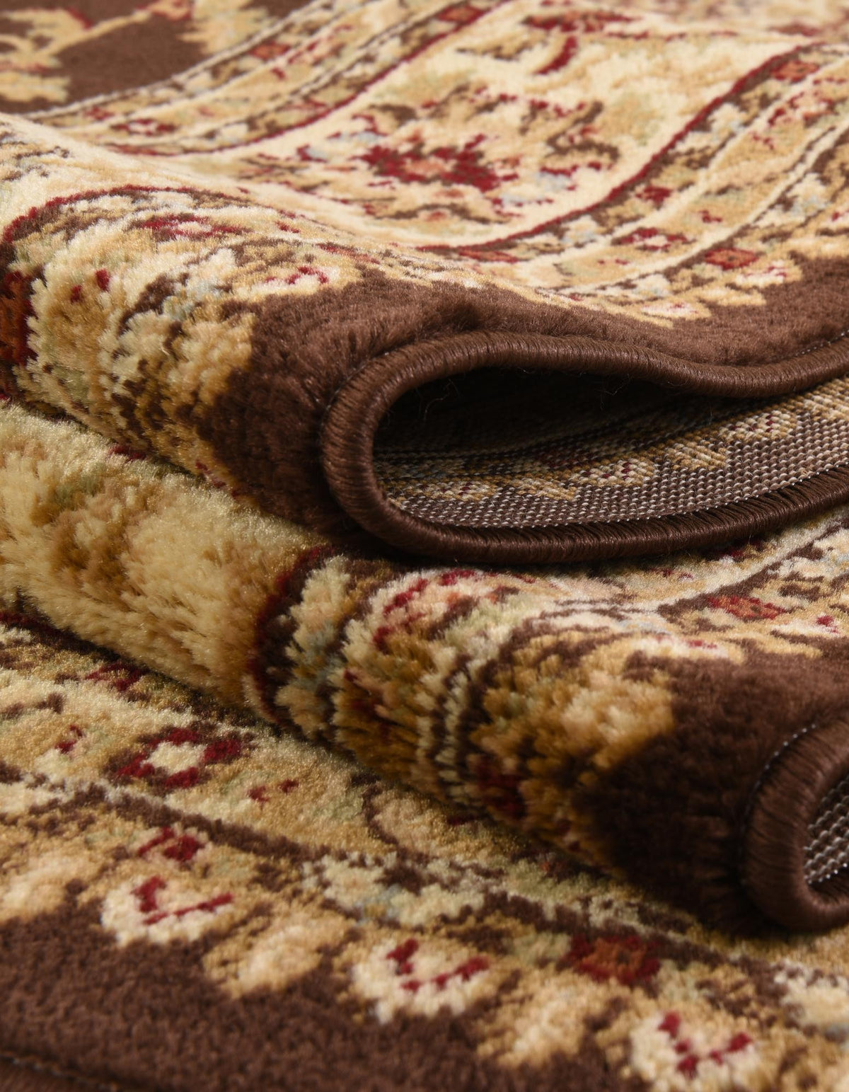 Quadratisch Teppich Classic Agra in Braun von Hadorn™ - Lifestyle Image