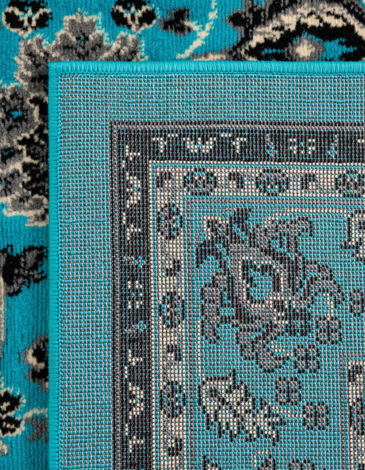 Läufer Teppich Kashan Design in Türkis von Hadorn™ - Lifestyle Image