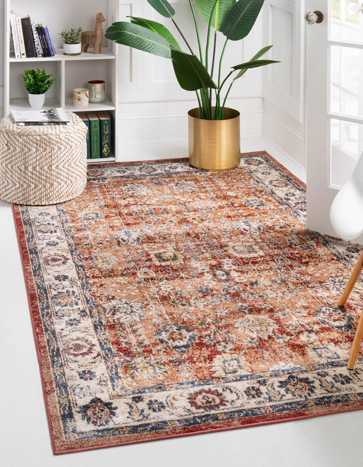 Rechteck Teppich Arcadia in Terrakotta von Hadorn™ - Lifestyle Image