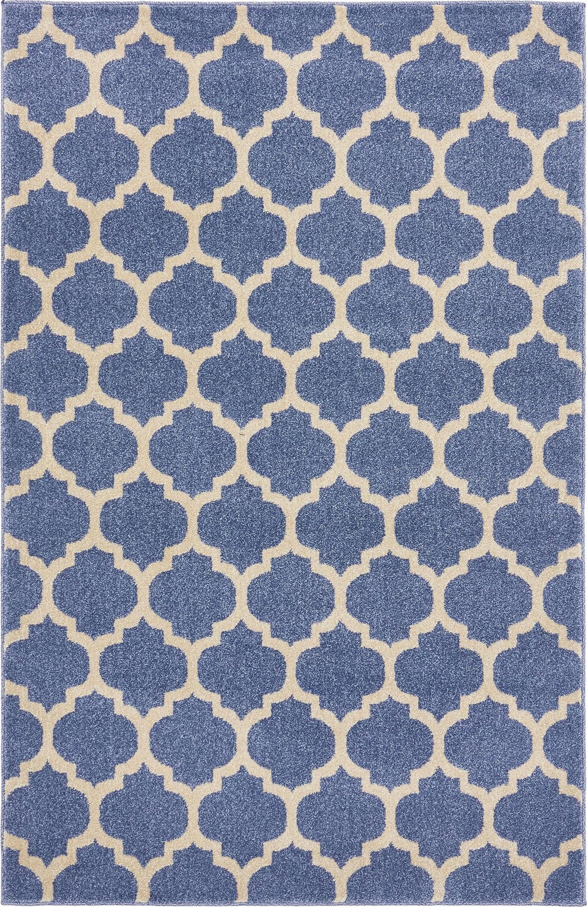 Rechteck Teppich Trellis in Hellblau von Hadorn™ - Lifestyle Image