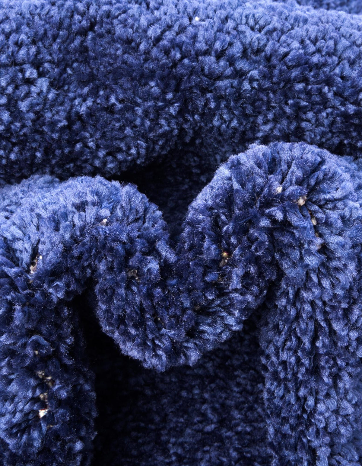 Läufer Teppich Solid Frieze in Marineblau von Hadorn™ - Lifestyle Image
