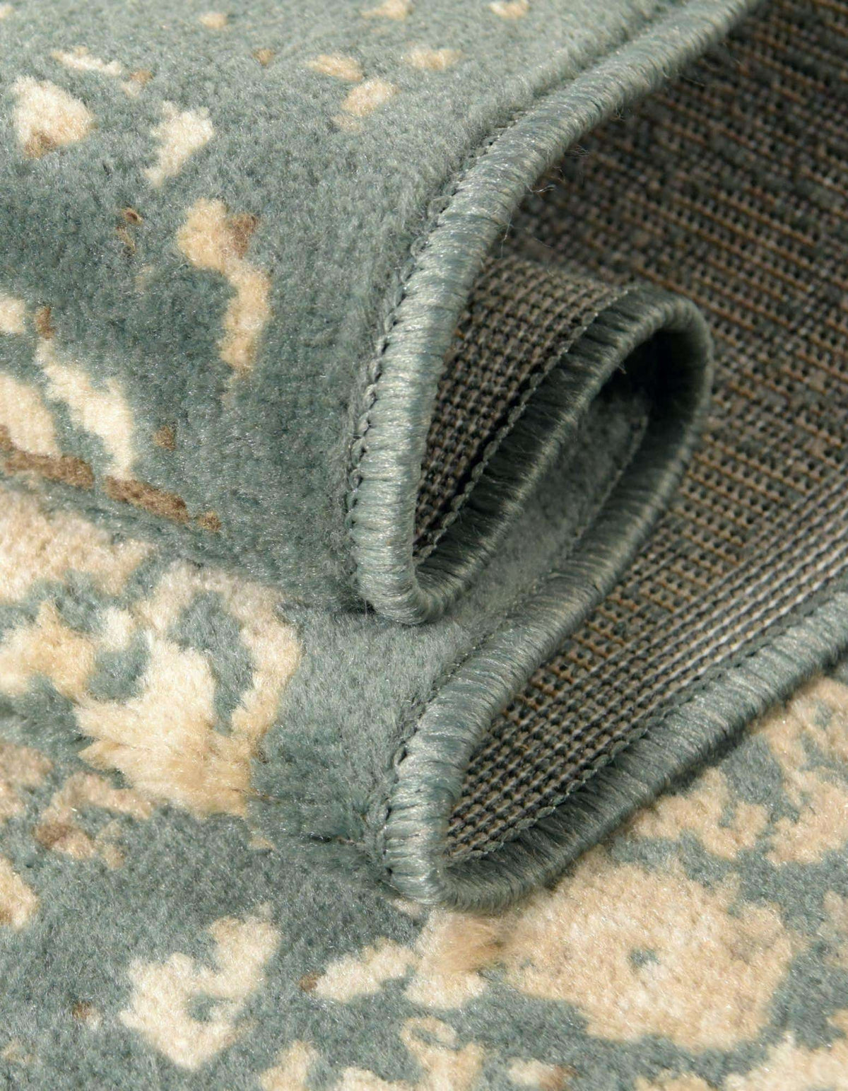 Rechteck Teppich Sahara in Grün von Hadorn™ - Lifestyle Image
