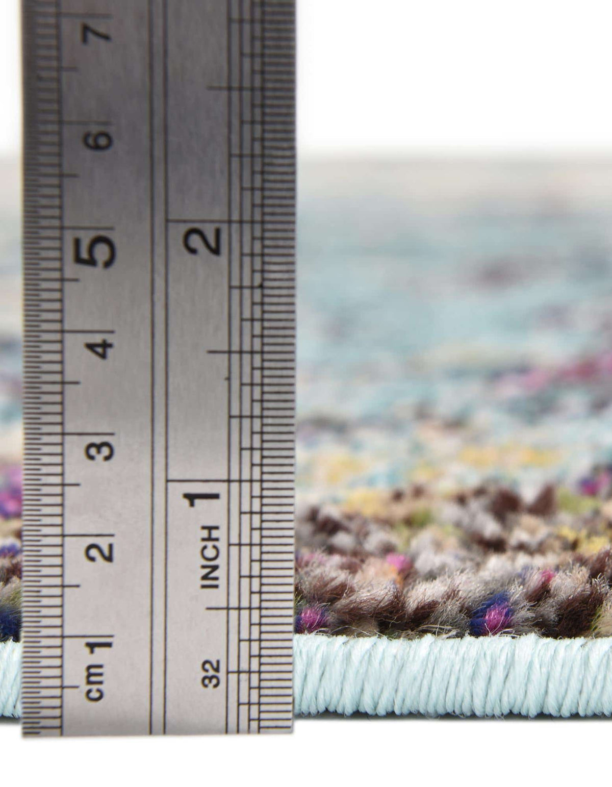 Kunstfaser Teppich Glitter in Blau von Hadorn™ - Lifestyle Image