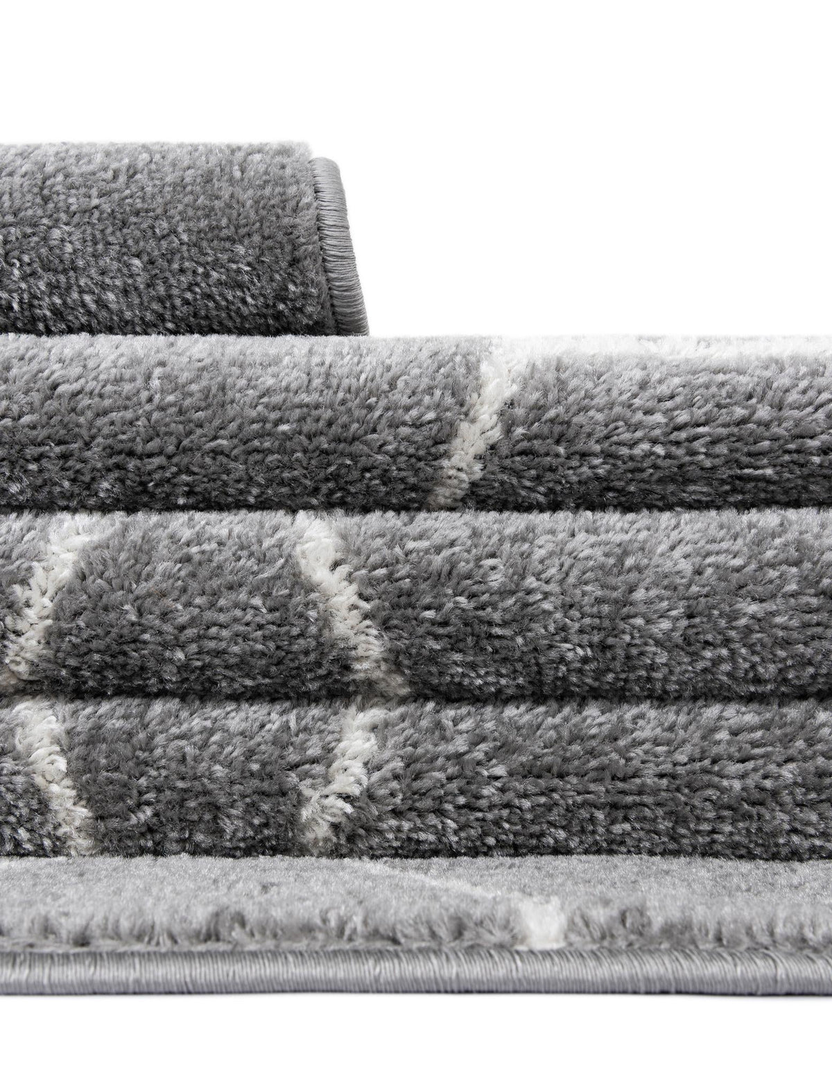 Rechteck Teppich Trellis Frieze in Hellgrau von Hadorn™ - Lifestyle Image
