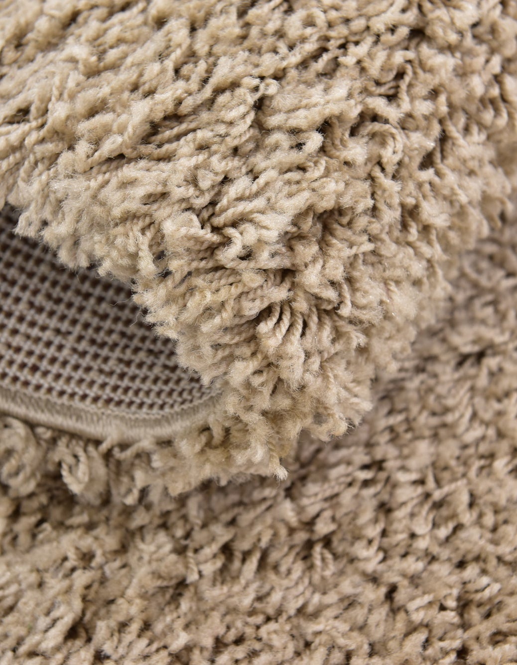 Quadratisch Hochflorteppich Solid Shag in Blau von Hadorn™ - Lifestyle Image