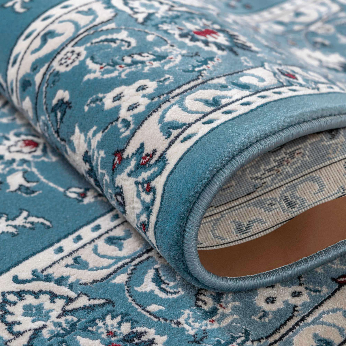 Rechteck Teppich Classical in Hellblau von Hadorn™ - Lifestyle Image