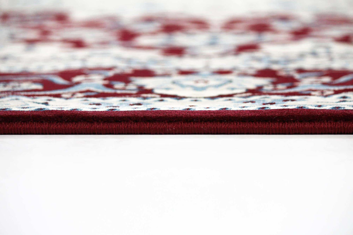 Rund Teppich Classical in Rot von Hadorn™ - Lifestyle Image