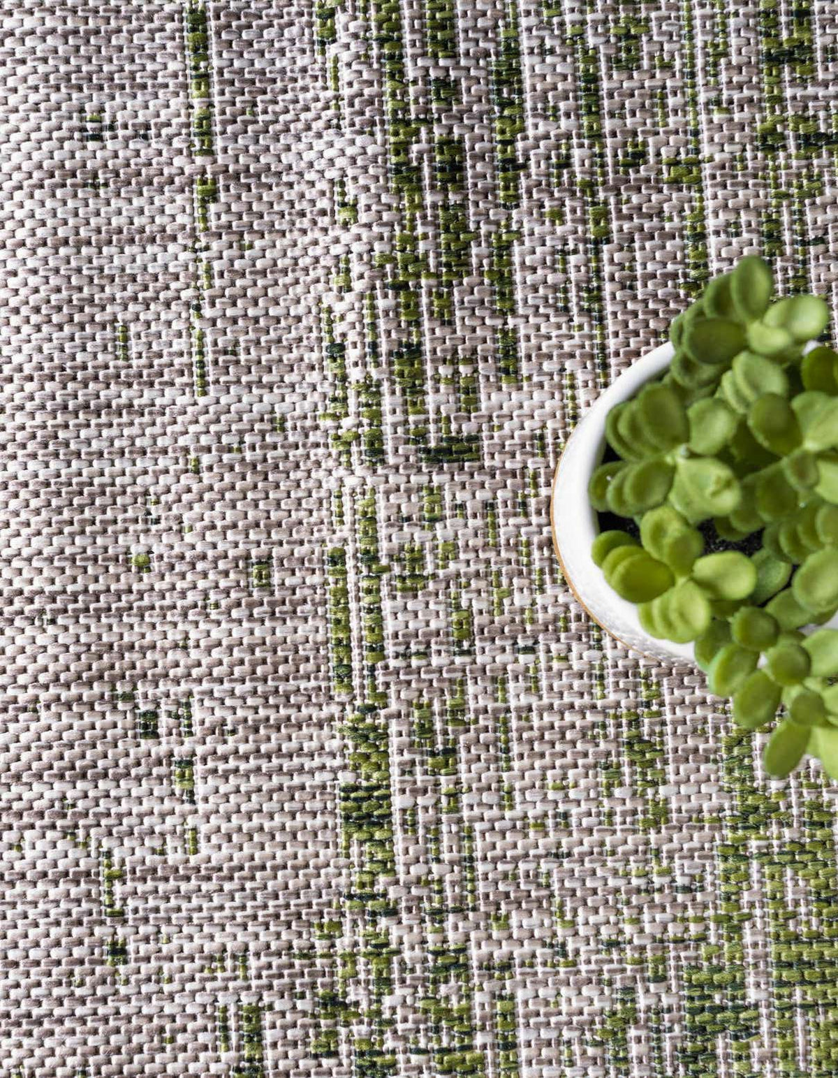 Rechteck Outdoor Teppich Outdoor Modern in Grün von Hadorn™ - Lifestyle Image
