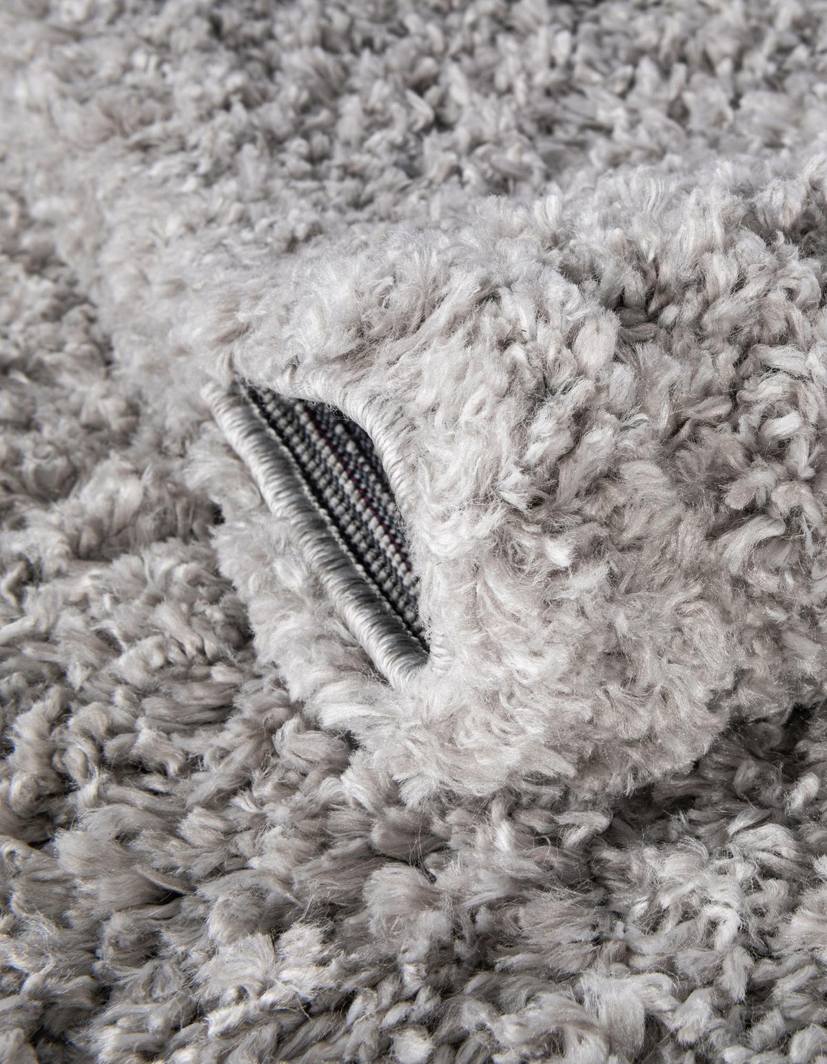 Rechteck Hochflorteppich Zermatt Shag in Grau von Hadorn™ - Lifestyle Image
