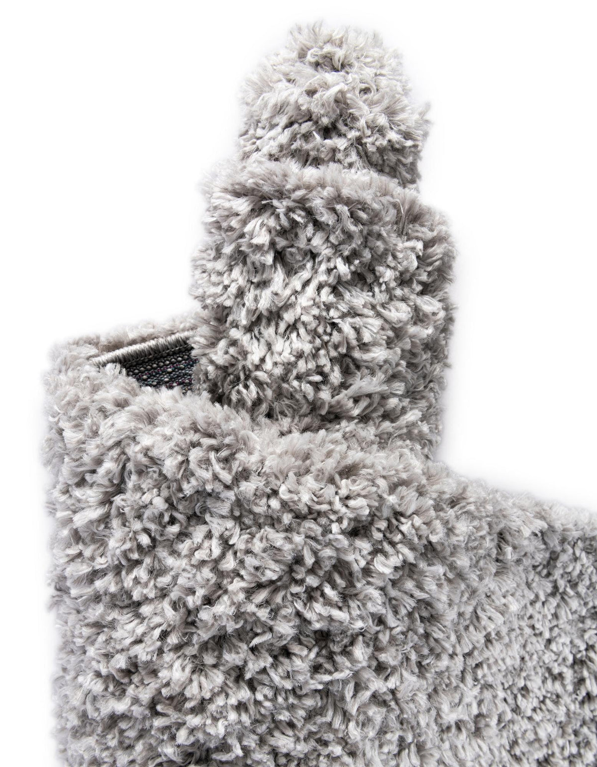 Rund Hochflorteppich Zermatt Shag in Grau von Hadorn™ - Lifestyle Image