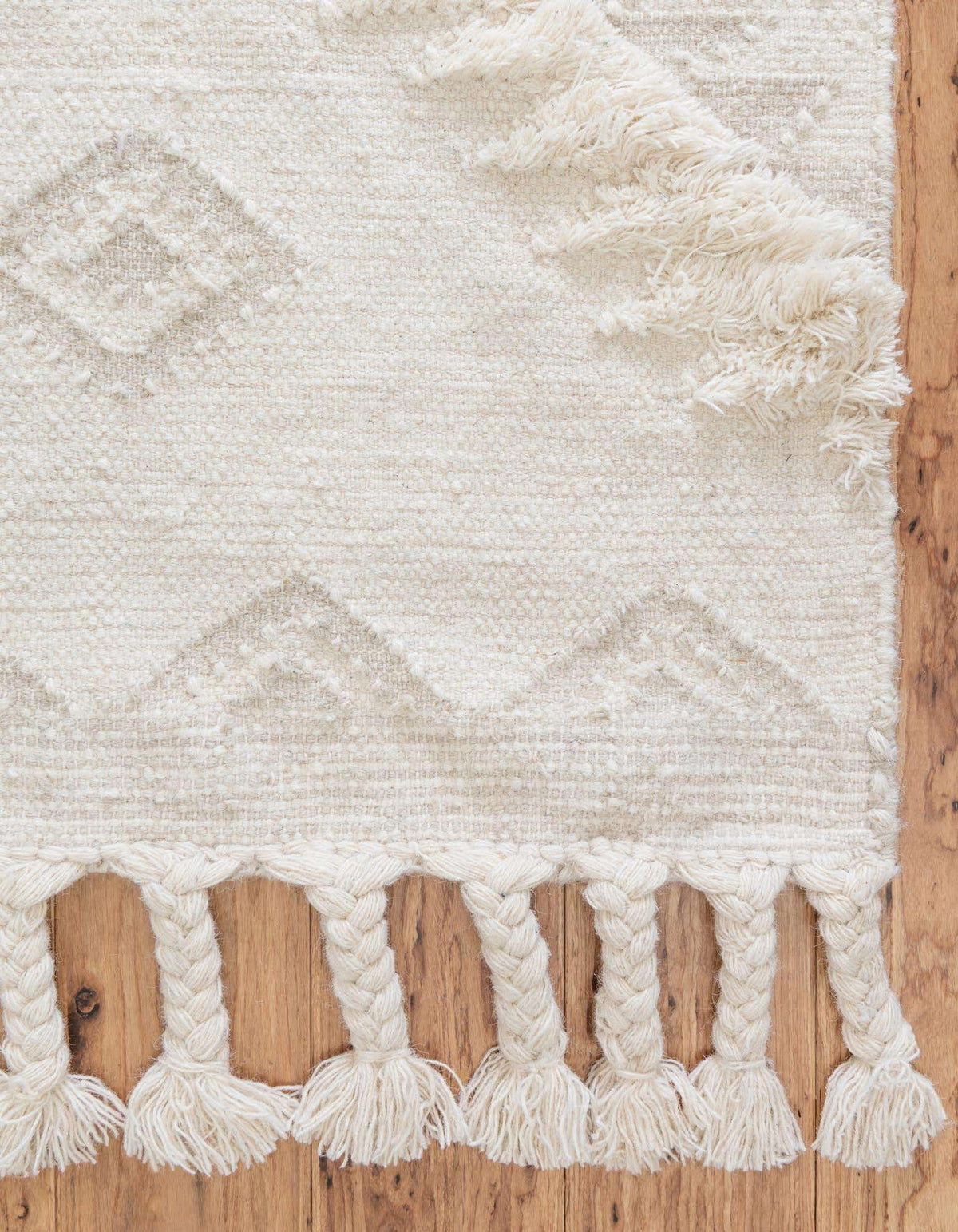 Läufer Handgeflochten Teppich Arizona in Elfenbein von Hadorn™ - Lifestyle Image